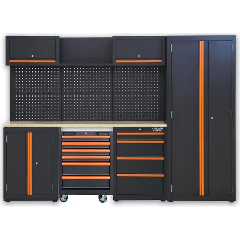 Meuble garage modulable avec servante 6 tiroirs (1/5)