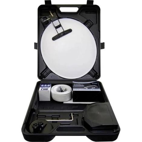 Système Satellite de camping - MEGASAT - Récepteur Free to Air - 40 cm - 1 sortie - Noir