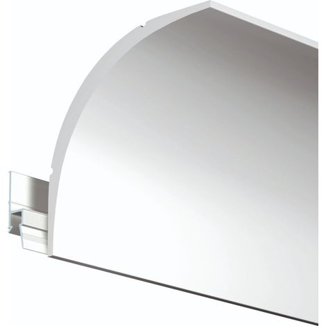 Kit Cimaise tableau DecoRail Artiteq 200 cm + corniche Orac Decor CX126 - 200 x 9 x 9 cm - vis & chevilles murs mixtes