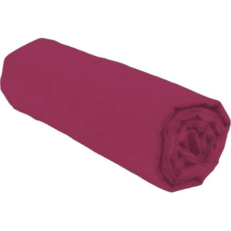Lovely-home Spannbetttuch Fuchsia 160x200 cm Baumwolle