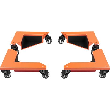 Chariot de déménagement, Capacité de charge lourde, Polyvalent pour le déménagement à domicile, Orange (1/2)