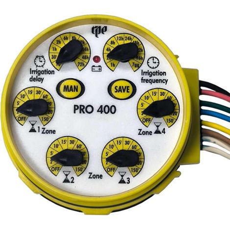 Programador de Riego RPE Serie PRO 4 Zonas (1/2)