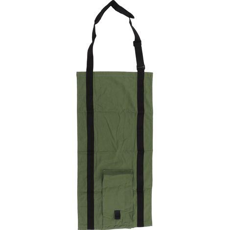 Sac de transport de bûches en toile avec poignée renforcée (1/5)