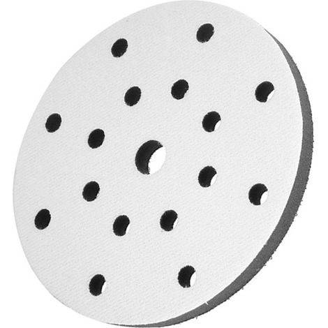 Coussinet d'interface en éponge souple de 150 mm de diamètre pour tampons de ponçage (15 trous) (1/5)