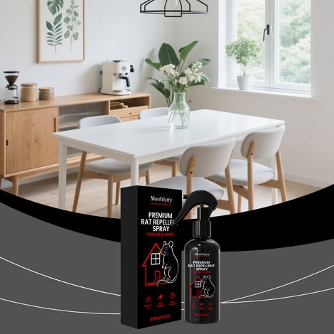 Rodent repellent spray for home, bedroom, and kitchen use, keeping rodents safe and undisturbed both indoors and outdoors. Scented and protective. -- 120ml -- BIEMMEDUE (1/5)