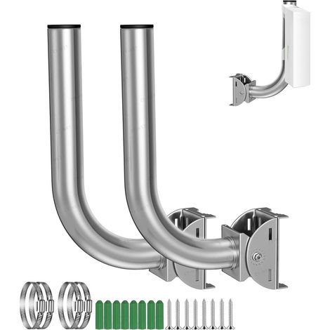 2 Edelstahlhalterungen für WLAN-Bridge – Wand- und Mastmontage – 150° verstellbar – robust für den Außenbereich – CPE-Antenne (1/5)