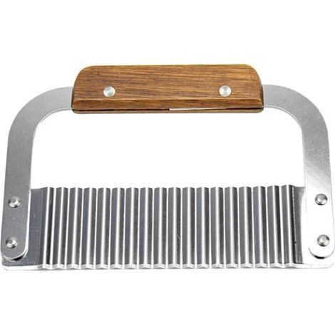 Coupe Cutter Coupeur Ondule Légume Frite Crinkle Acier Inoxydable Outil Cuisine (1/3)