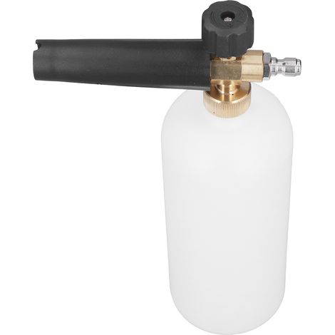 Pistolet à Mousse Haute Pression pour Voiture, Buse Réglable pour Lavage Auto et Terrasse, Grande Capacité 1/4 (1/5)