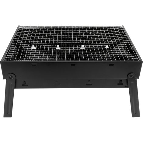 Barbecue en acier inoxydable renforcé pour cuisson en extérieur, randonnée et camping, gril de cuisine robuste. (1/5)