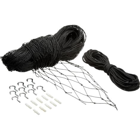 Rete di sicurezza K&F per gatti, nero 2 x 3 m