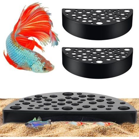 Lot de 2 abris crevettes aquarium – Tunnel décoratif, cachette reproduction – Pour petits poissons – Protection (1/5)