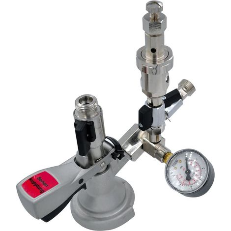 Tete de fut robinet pour remplir les fûts de bière KEG, Exécution: Buse de remplissage type S (1/2)