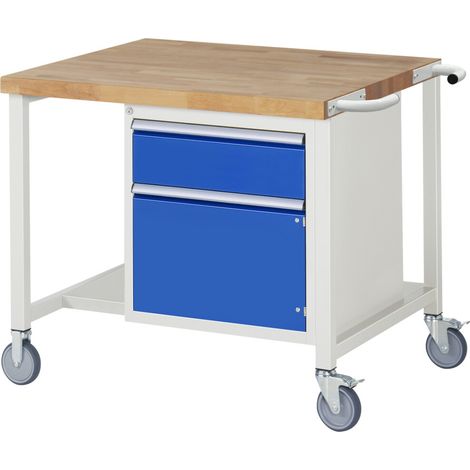 Rau Fahrbare Werkbank 8152, B1000xT900xH880mm, 1x Schublade-TA, 1x Tür (1/5)