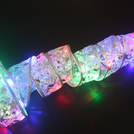 Guirlande Lumineuse Ruban - LED À Piles - Étanche - Pour Décoration Intérieure Extérieure Noël Fête Anniversaire - 2 Modes - 1 Pièce (1/5)