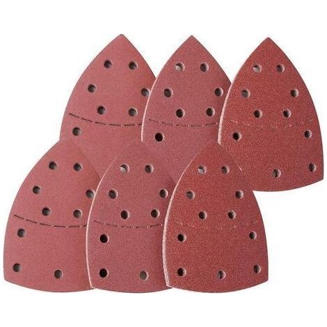 De Ponçage │ 50 pièces │ 11 trous │ 105 x 152 mm │ grain 150 │ pour ponceuses multiples │ Feuilles Abrasives │ Papier Abrasif (1/5)