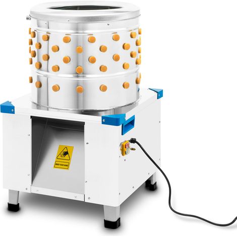 Spiumatrice polli anatre inox 900kg/h 2200W 228 dita – vertes