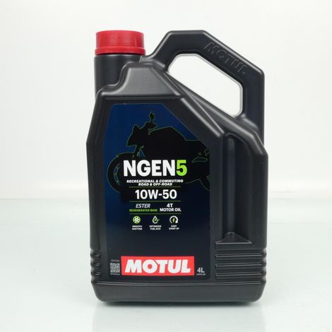 Lubrifiant huile Motul NGEN 5 10W50 4L pour moto route tout