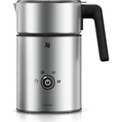 WMF Lono Silk Milk & Choc - Montalatte elettrico, 650 Watt, macchina per cacao, bollitore per latte, effetto anti-impronte, per schiuma di latte caldo, freddo, cioccolata calda, latte vaccino e latte (1/5)