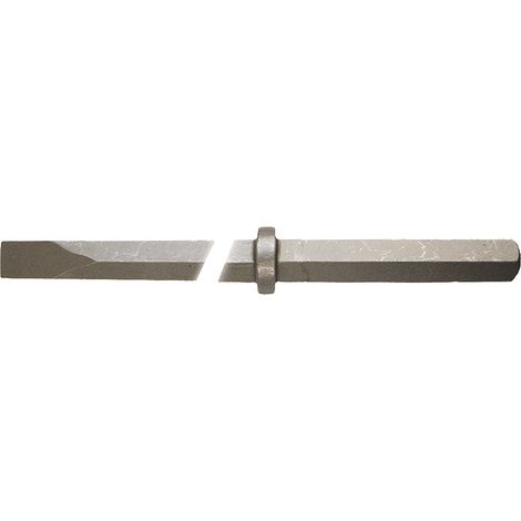 Makita – Burin plat 28 mm pour béton et brique – Longueur 520 mm – Ciseau hexagonal – D17681