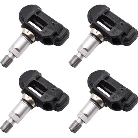 (4 pièces) 4 capteurs de pression des pneus pour véhicules, moniteur 433 MHz A0009050030 670002790. Compatibles avec Mercedes-Benz Classe A, Classe S, W176, W246, W205, GLE, GLK et GLC. (1/5)
