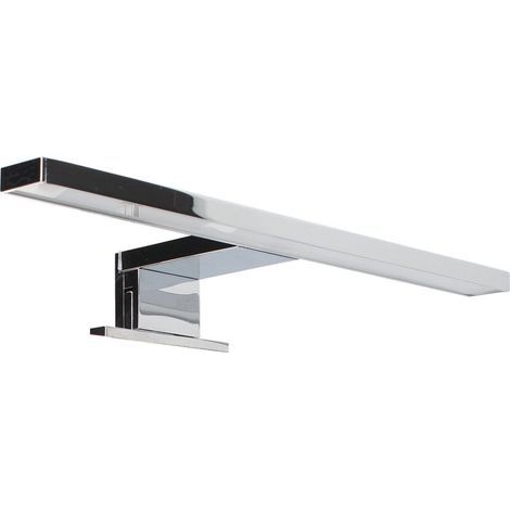 Applique salle de bain LED 4,8W 320lm – Blanc neutre 4000K – Finition chrome – IP44 pour environnements humides – Installation rapide (1/5)