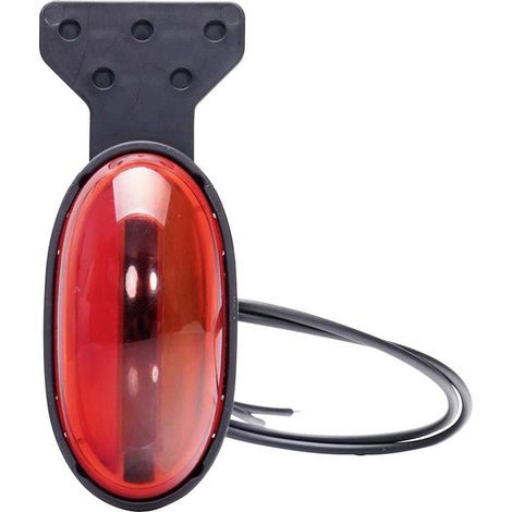 WAS Luce di ingombro Cavi terminali Luce di segnalazione, Luce di posizione destra 12 V/DC, 24 V/DC incl. supporto