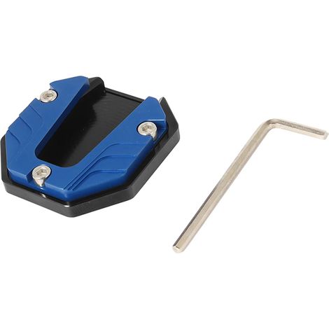(bleu) Rallonge de béquille universelle pour scooter, moto et vélo, support latéral antidérapant, agrandit la puissance maximale (1/4)