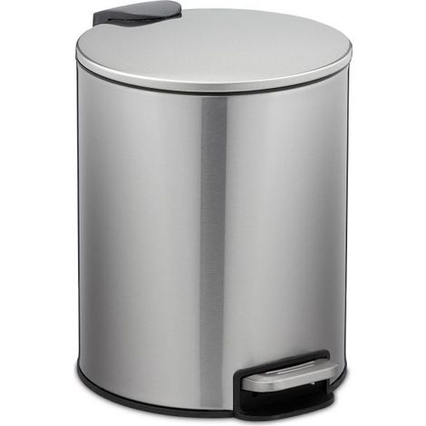 Secchio a pedale in acciaio inox da 5 litri (1/5)