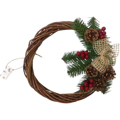 Weihnachtsdekoration Choiwan, Strukturfarbe Braun, Grün