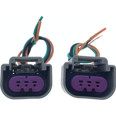Compatible with the brake light socket, taillight socket, 3157 bulb, taillight wiring harness connector, and headlight of the Dodge Ram Journey -- JB1957-3P