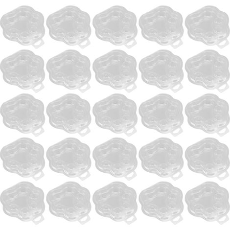 Lot de 25 récipients transparents en PET en forme de griffes de chat pour faire fondre la cire, idéale pour la fabrication de chocolats, bougies sans mèche et savons. (1/5)