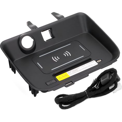 Chargeur sans fil 15W 2-en-1 pour RAV4 2019-2021, outil de recharge rapide pour téléphone (1/5)