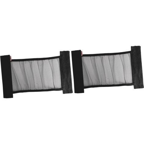 CCYKXA Filet de rangement pour voiture en 2 parties, filet de coffre, filet à bagages, filet de chargement arrière, tissu Oxford, 20 x 35 cm