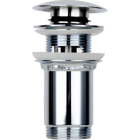 Sink plug Pop-up plug with automatic overflow Universal drain plug made of stainless steel MUMU (1/3)