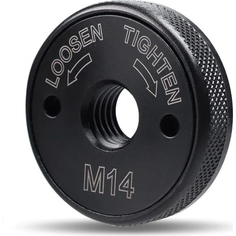 1 Écrou De Serrage Rapide M14, Acier HSS, Pour Meuleuse D'angle, Changement Disque Sans Outil (1/5)