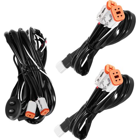 Wiring Harness Switch For maXpeedingrods Crosshair LED Lights 12-24V 30A 4-PIN (1/4)