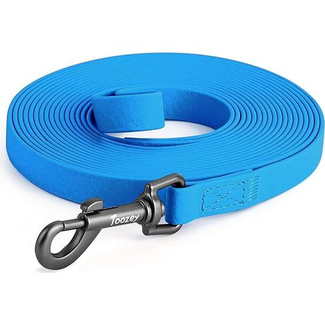 Dog Lead 3m/7m/5m/10m/15m/20m with Handle and Long Rope Storage Bag, Waterproof Training Leads for Large and Small Dogs, Blue (1/5)