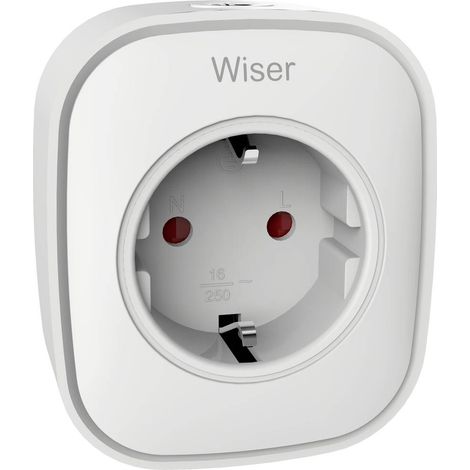 Schneider Electric Wiser presa intelligente bianca Zigbee (1/4)