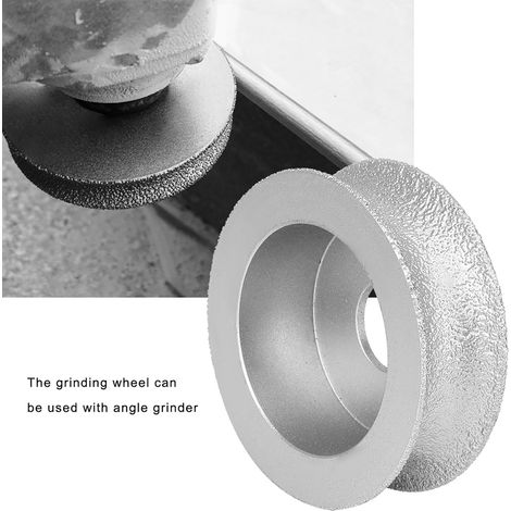 Disque abrasif concave diamant brasé 7.3 cm pour pierre marbre granit 3.5 cm (1/5)
