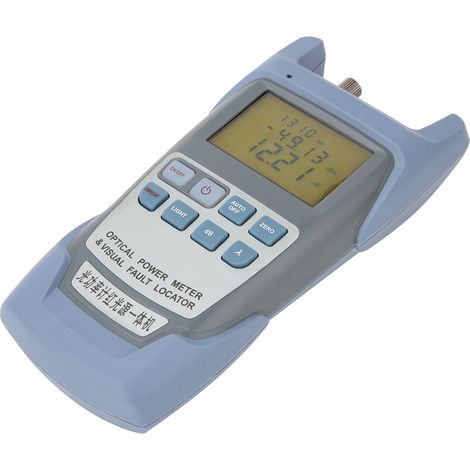 Tragbares optisches Leistungsmessgerät, visueller Fehlerortungsgerät, Glasfaserkabeltester -70 bis +10 dB (1/5)