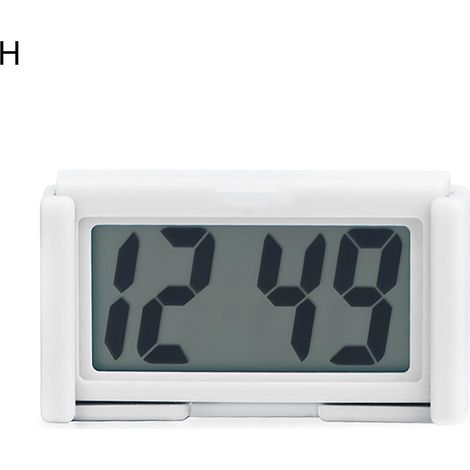 Horloge électronique autocollante mini écran LCD grand format, horloge numérique de table, tableau de bord ou bureau