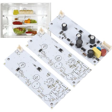 Fuente de alimentación LED para refrigerador W10515057 W10515058 en PC con cajas de almacenamiento - Repuesto de larga duración (3 piezas) (1/5)