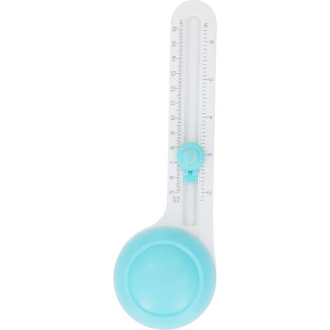 Découpeur de Papier Rotatif 360° avec Guide Transparent et Lame de Rechange Antidérapante (1/5)
