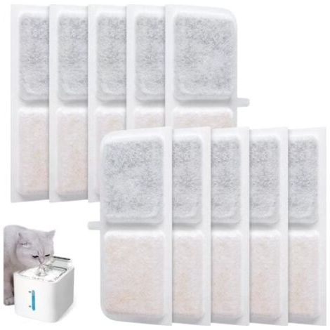 Katzenbrunnenfilter, für 10 Katzenbrunnenfilter Catit, Katzenbrunnenfilter, Filter mit aktiviertem Harz Katzenbrunnenfilter (1/5)