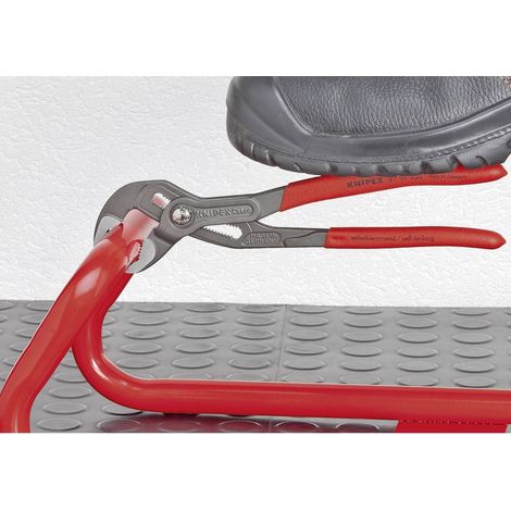 KNIPEX 87 03 250 Cobra® Pinza regolabile di nuova generazione per tubi e dadi Rivestita in plastica antiscivolo cromata 250 mm