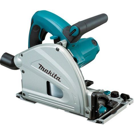 Makita – Scie plongeante 6 kg – Alimentation électrique 110V – Profondeur de coupe 56mm – Moteur puissant pour bois dur – Précision optimale - SP6000J (1/5)