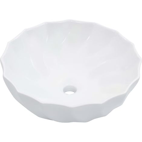Lavabo 46x17 cm Céramique Blanc (1/5)