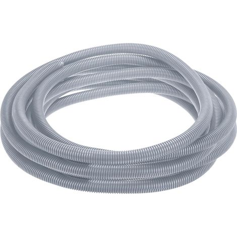 Gaine Fendue pour Câbles 1"(23mm) Diamètre Intérieur 50FT(15m) Gaine Protectrice Résistante À La Chaleur Et Au Froid -40F À 257F Conduit Flexible en Plastique Électriques, Gris (1/5)