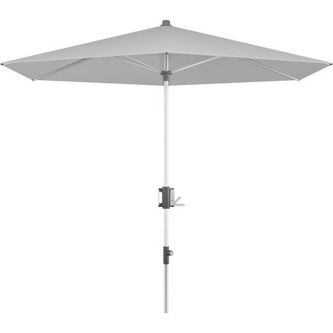 KNIRPS APOLL 290 cm rund Balkonschirm 7 Farbvarianten Sonnenschirm 800 Light Grey (1/2)