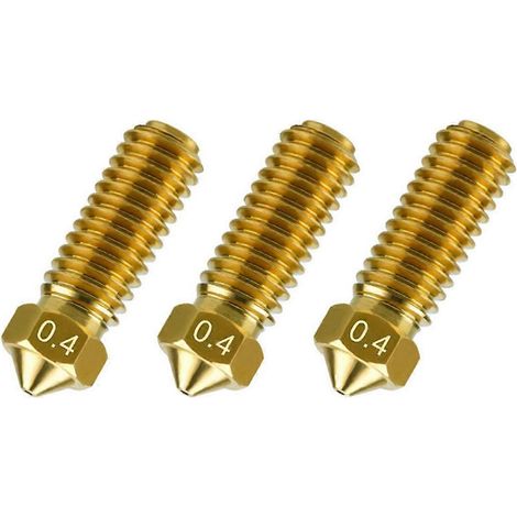 10 buses en laiton pour imprimante 3D, kit de buses haute vitesse 0,4 mm pour imprimante 3D, kit combo 3 - FFY (1/4)